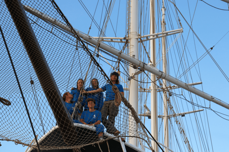 Bénévoles à bord du Kraken