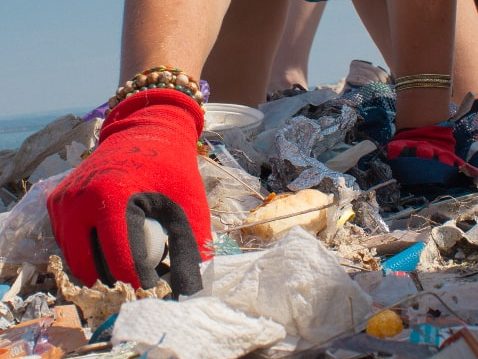 Ramassage de déchets à Arcachon