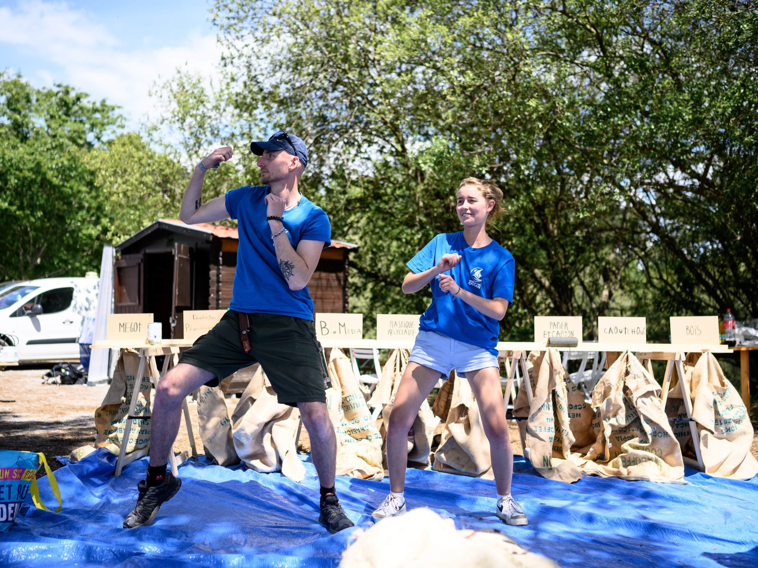 Ramassage à Grenoble dans le cadre de