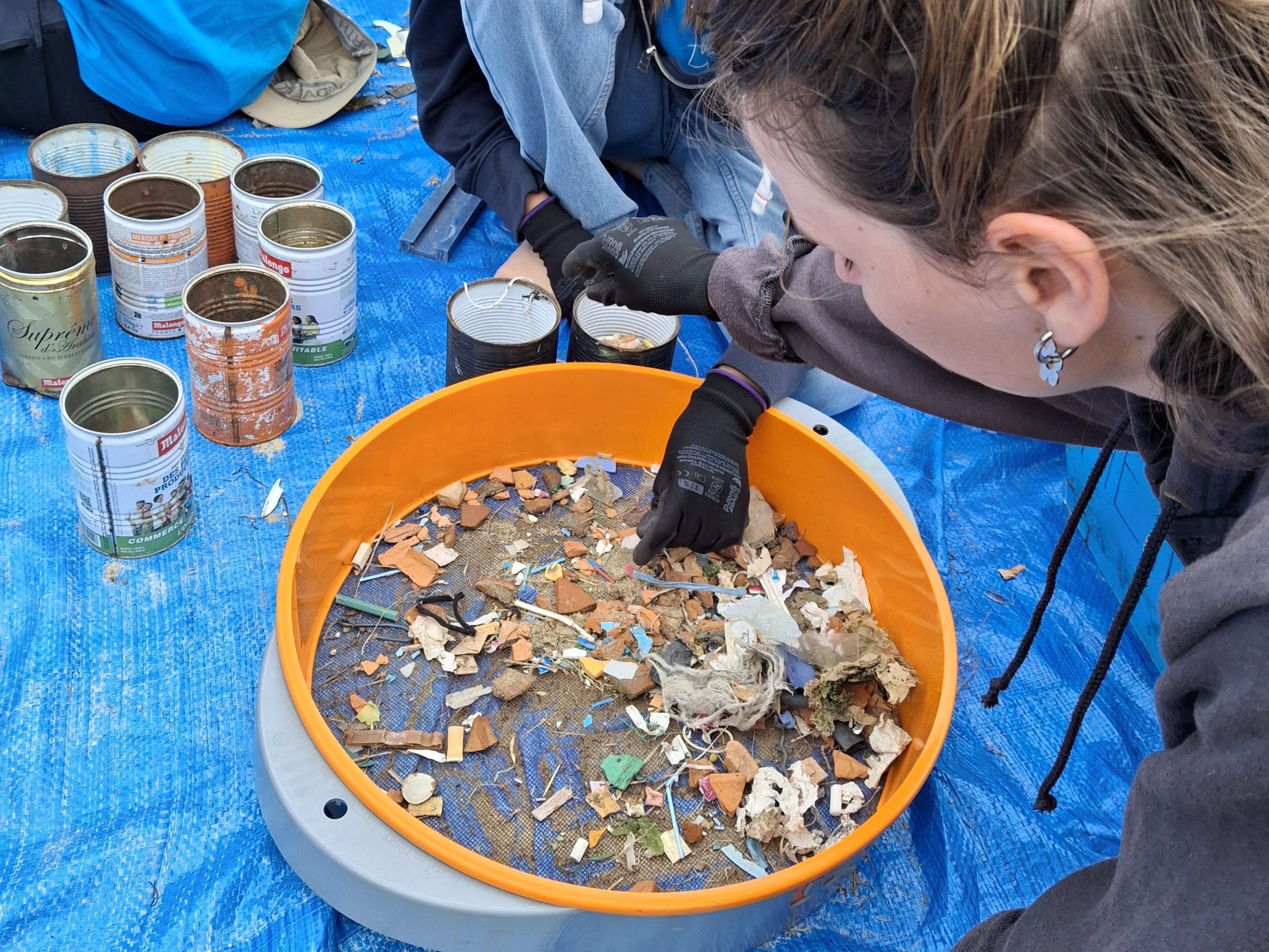 Ramassage de déchets au Mans