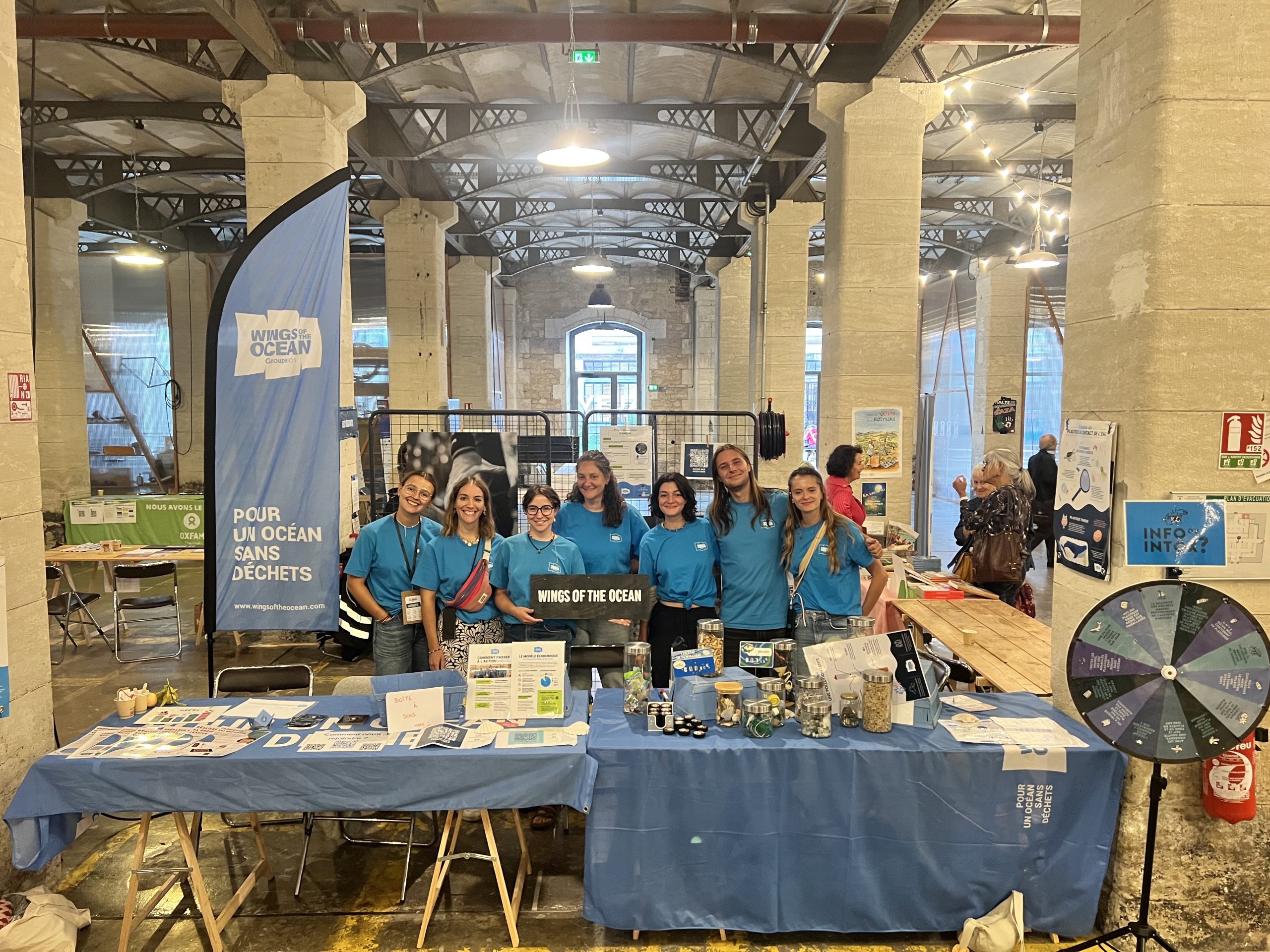 Stand de sensibilisation lors du festival ODP à Talence