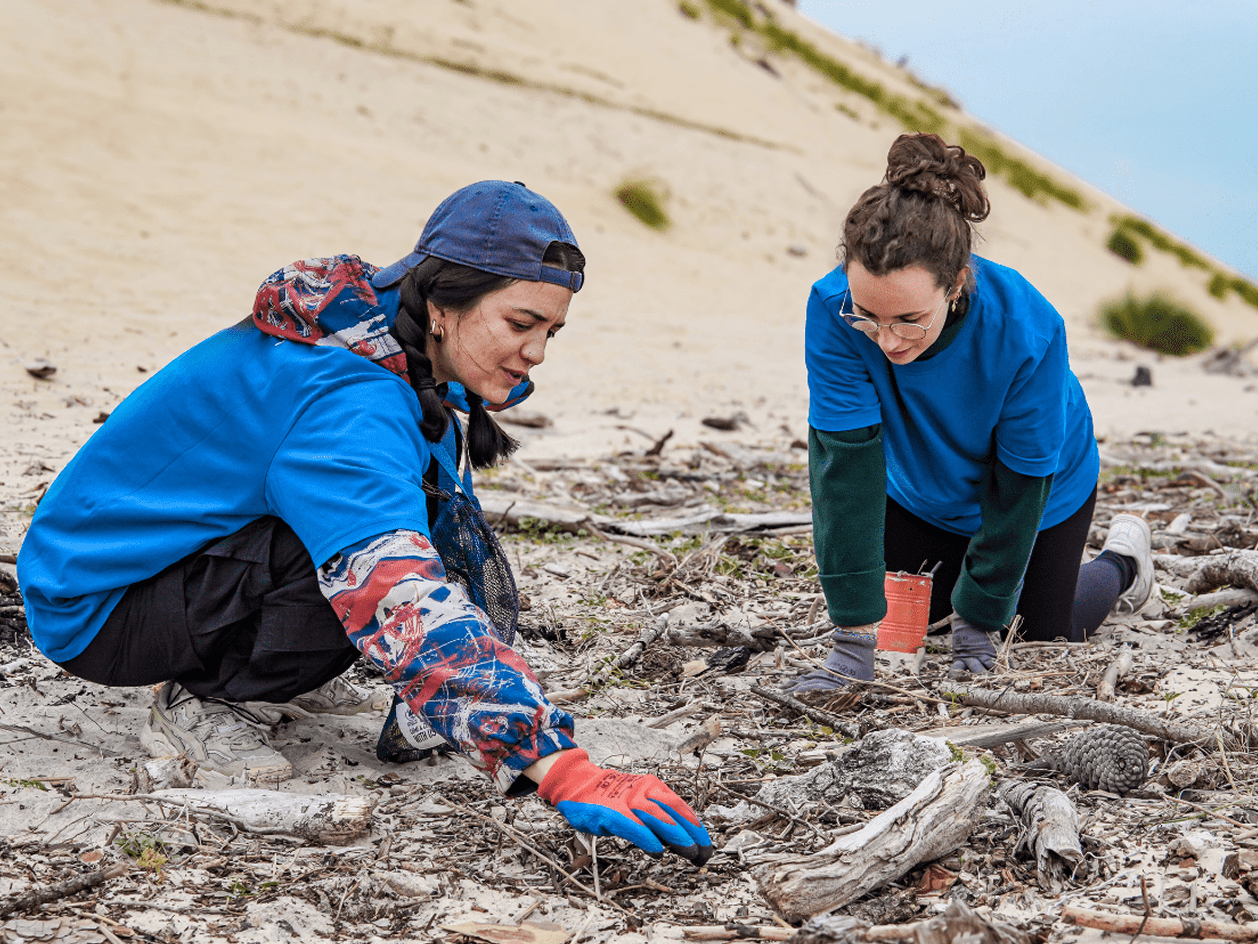Ramassage de déchets à Châtelaillon-Plage