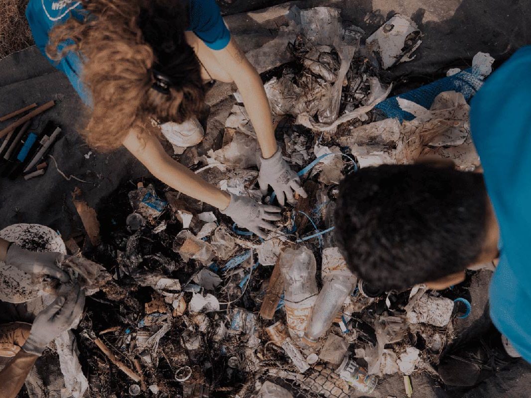 Ramassage de déchets au Mans