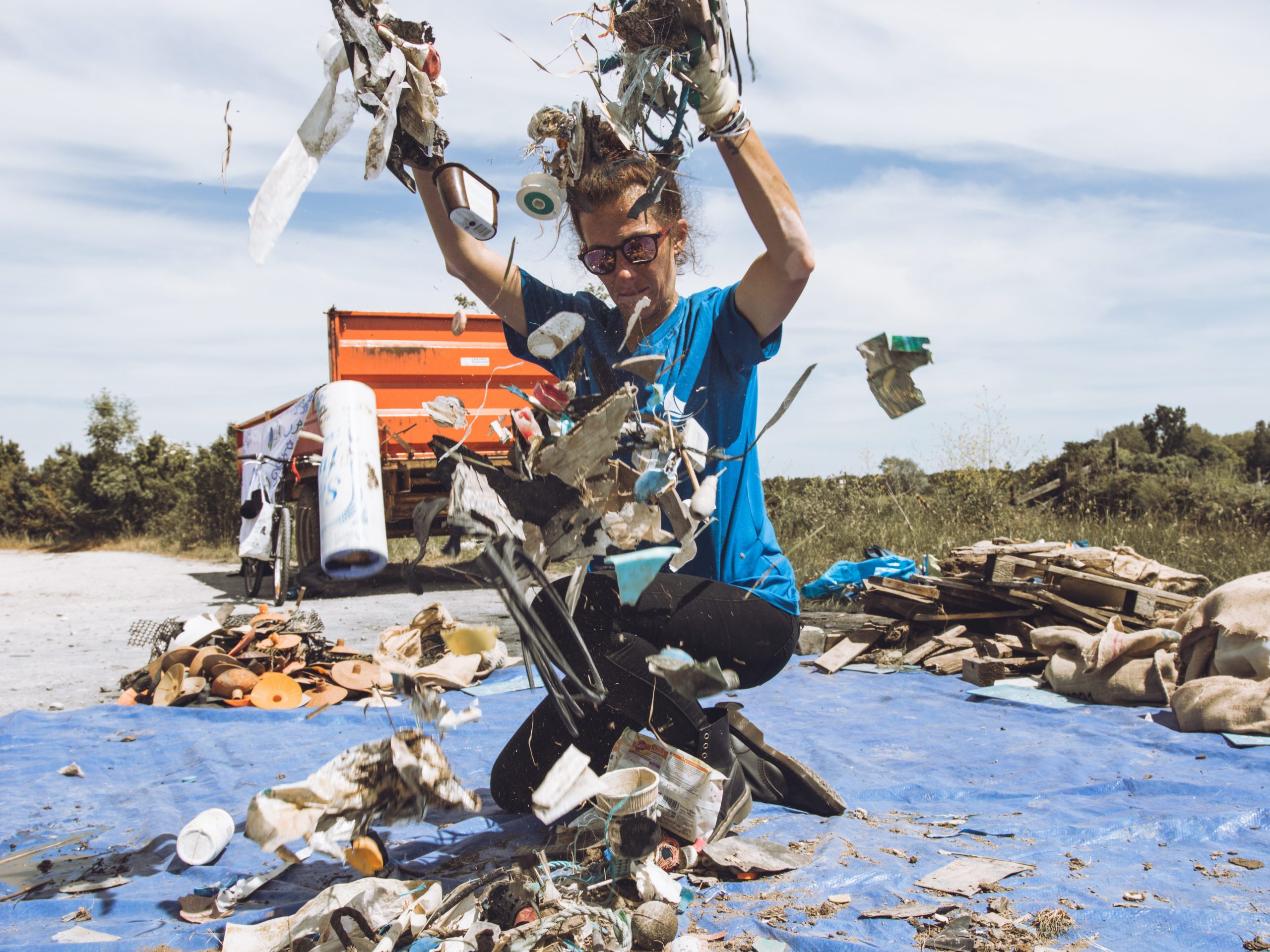 Ramassage de déchets lors du Bord&rsquo;o MoonDays à Bordeaux