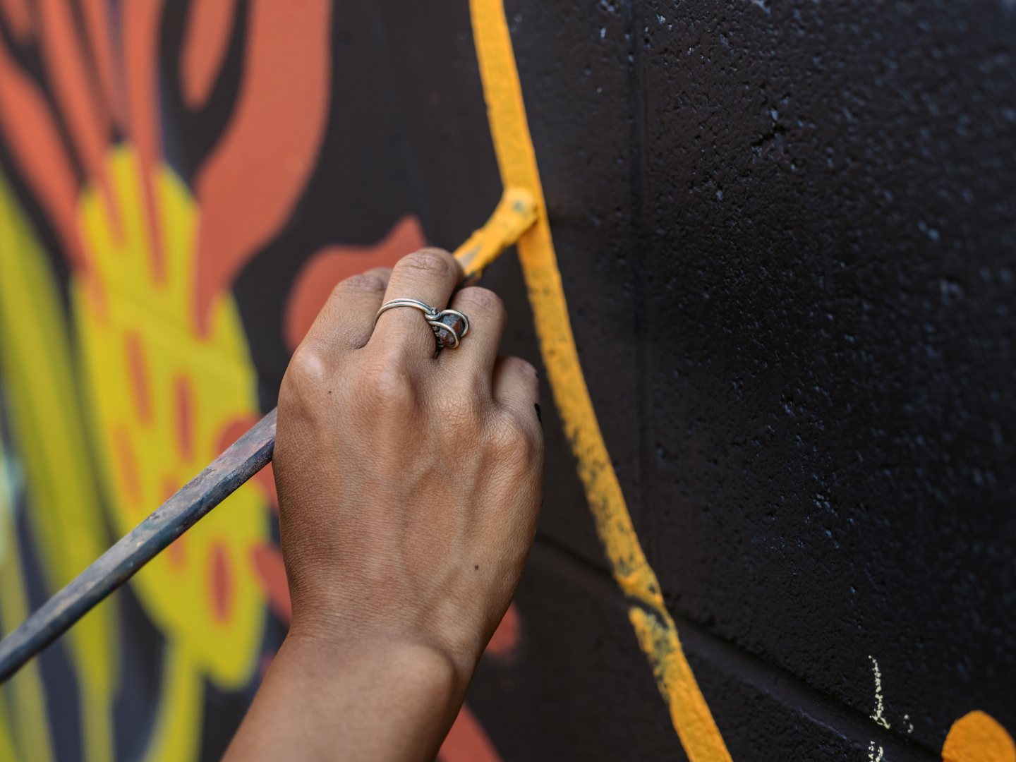 Fresque participative pour la Journée de l'océan à Bordeaux