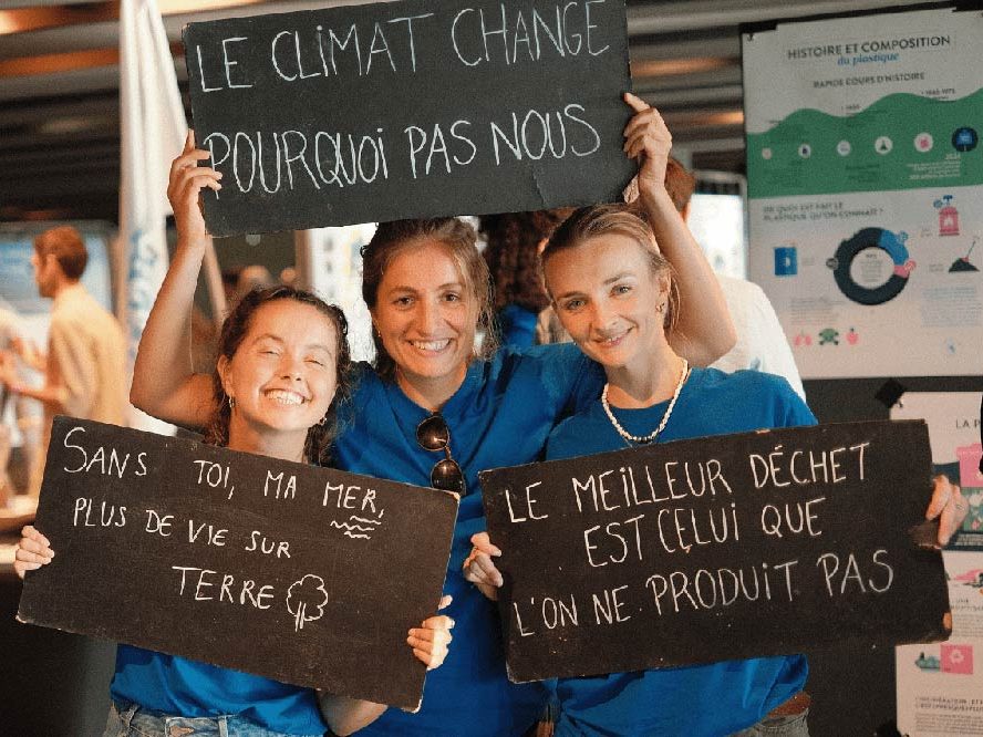 Stand de sensibilisation à la WaterMan Cup