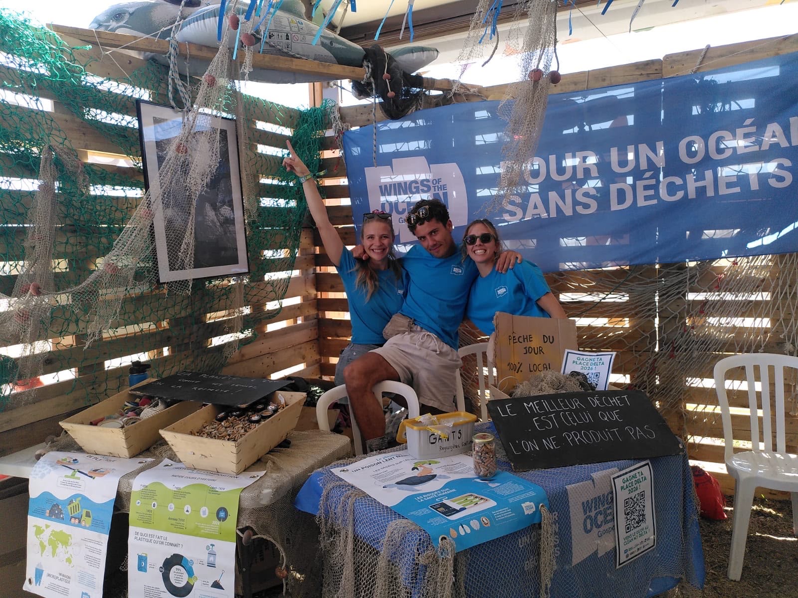 Stand de sensibilisation lors du Delta Festival à Marseille