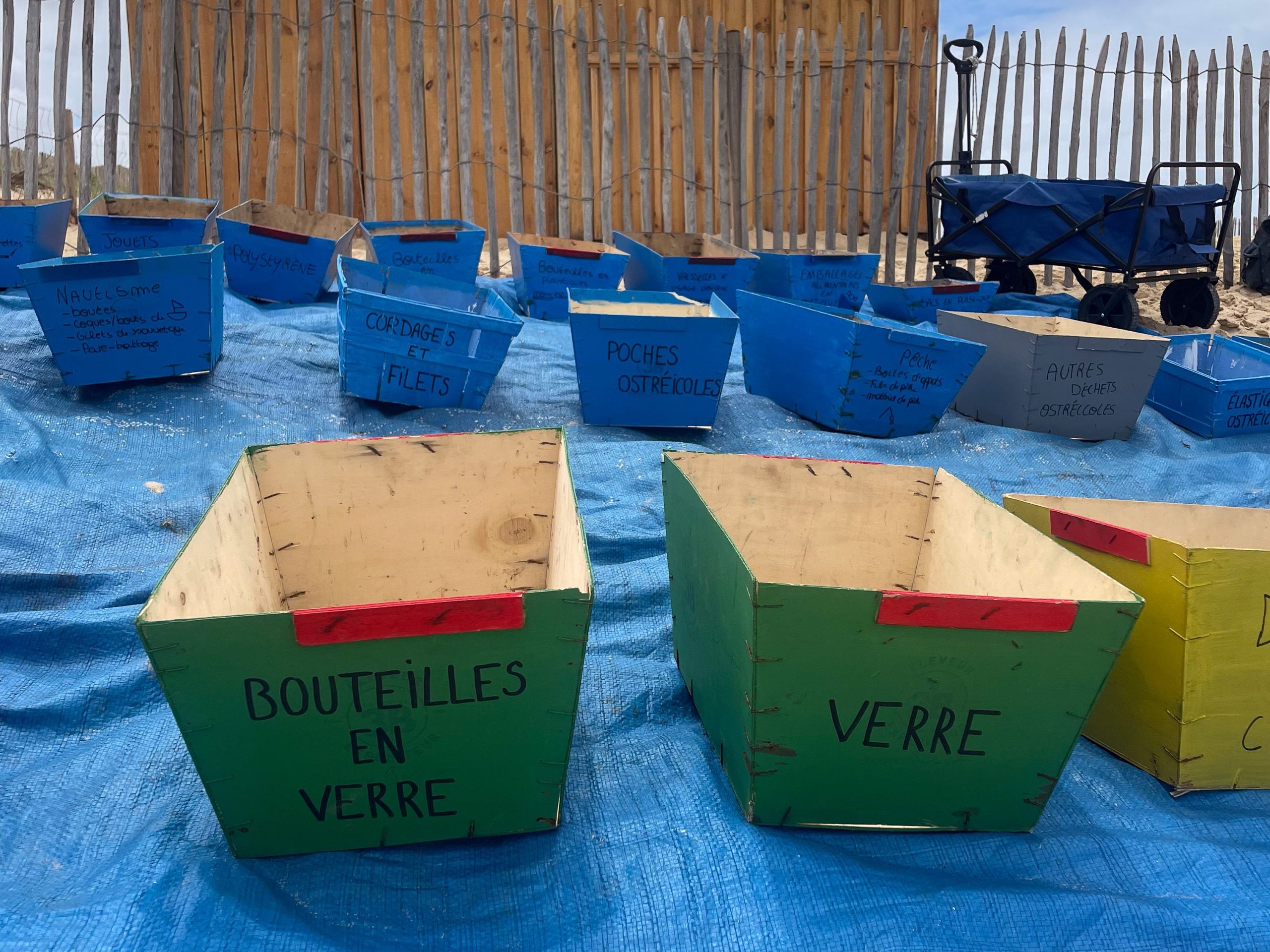 Ramassage de déchets à Lège-Cap-Ferret